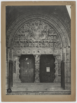 Vorschaubild Moissac: Klosterkirche, Portal, 1877. Foto von Séraphin-Médéric Mieusement Nr. 3508